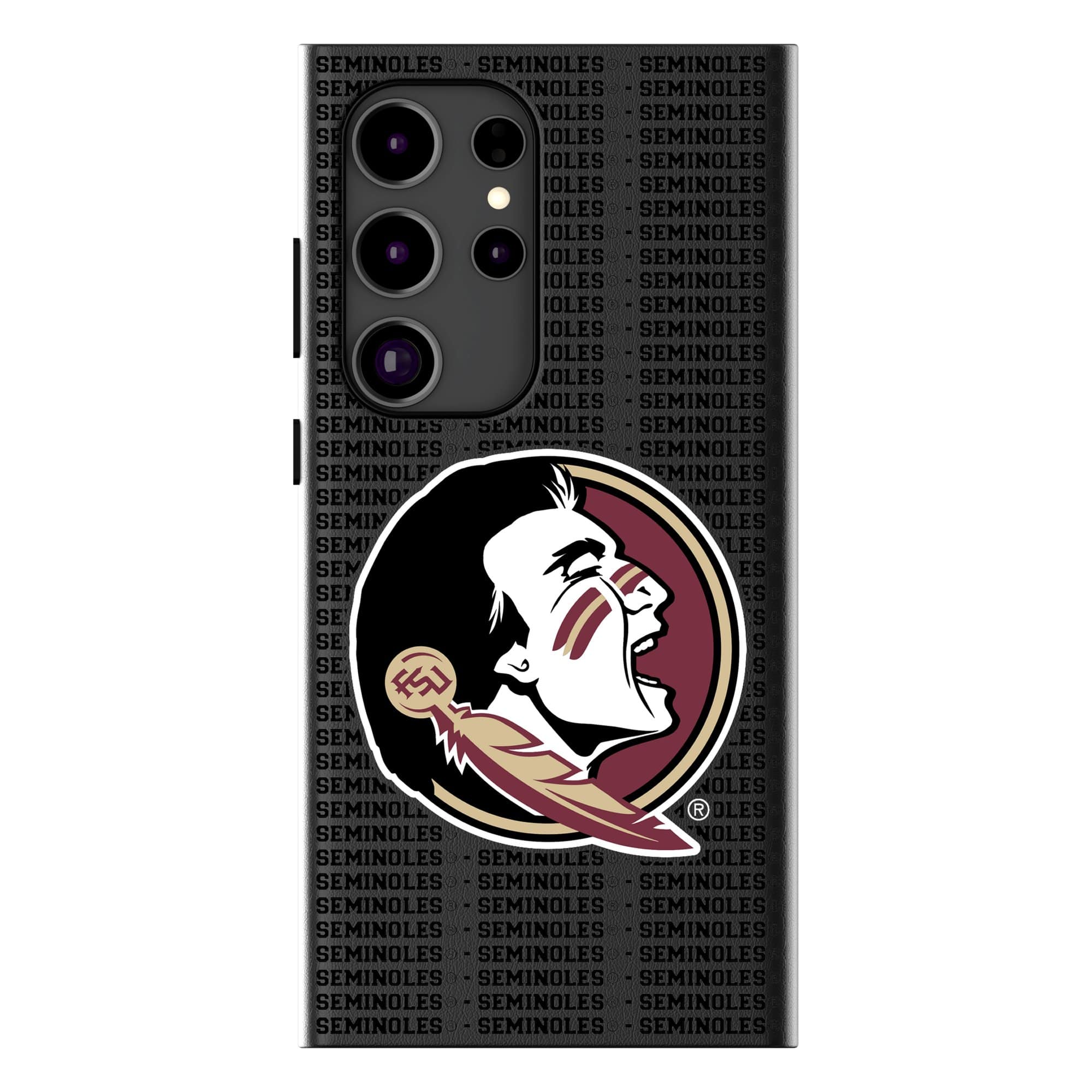 Keyscaper - NCAA - Florida State Seminoles Text Backdrop Galaxy Magnetic Bump Case - S24 Ultra - Black price history on PriceWatchPro