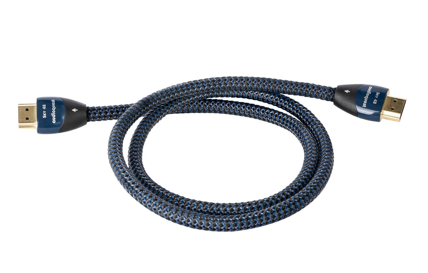 The text on the image reads "48 SKY anqiodnezt audioquest SKY 48." The corrected text would be "48 SKY anqiodnezt audioquest SKY 48."