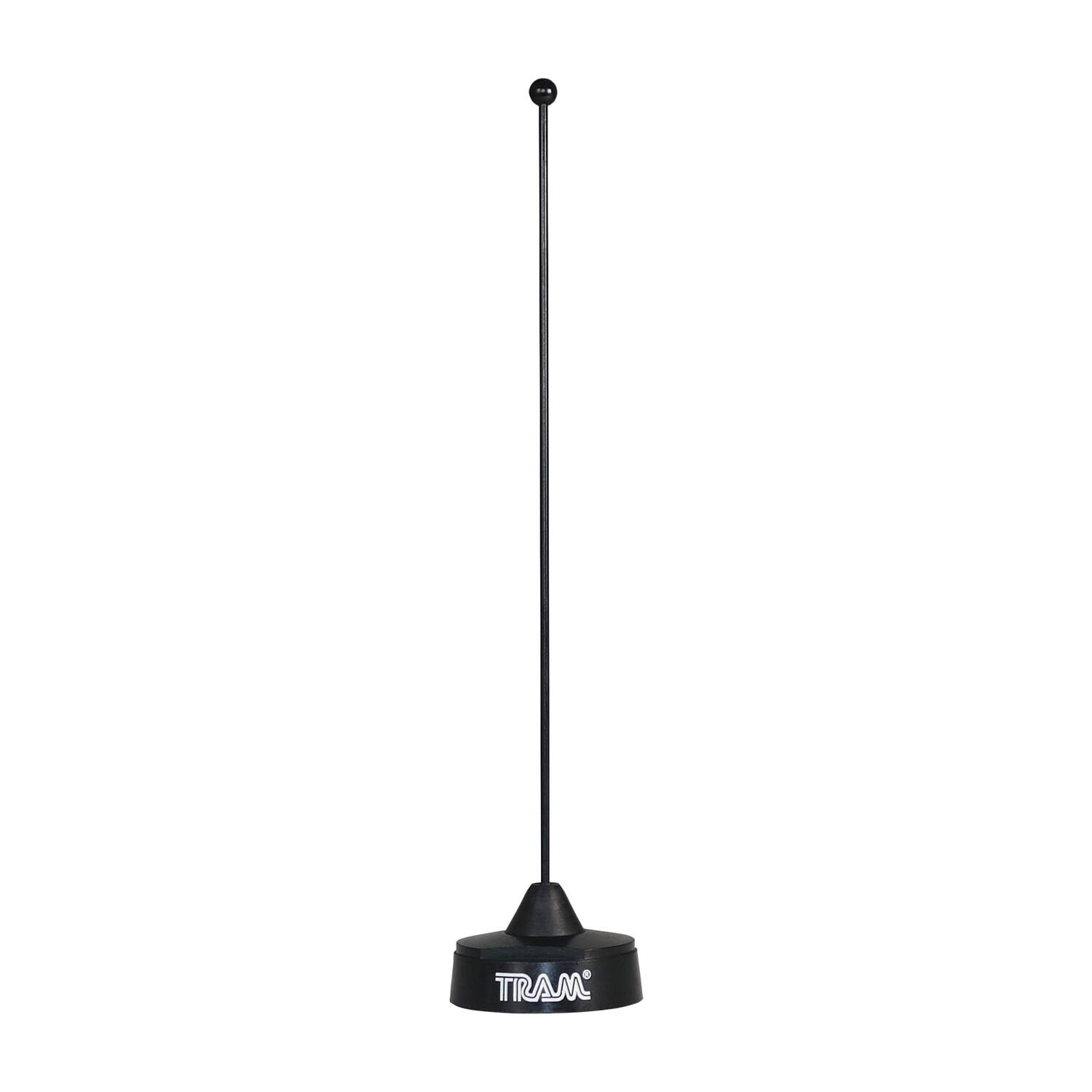 Alt View 6. Tram - 200-Watt Pretuned 410-490 MHz Nut-Type Quarter-Wave Antenna with NMO Mounting - Black.