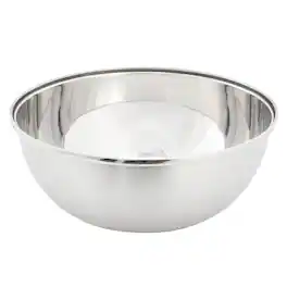 Oster - Corden 5 Quart Stainless Steel Mixing Bowl in Silver with Nonslip Base