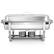 Alt View 1. MegaChef - MegaChef 9.5 Quart Stackable Stainless Steel Professional Chafing Dish/Food Warmer/Buffet Server Serving Trays, Set of 4 - Silver.