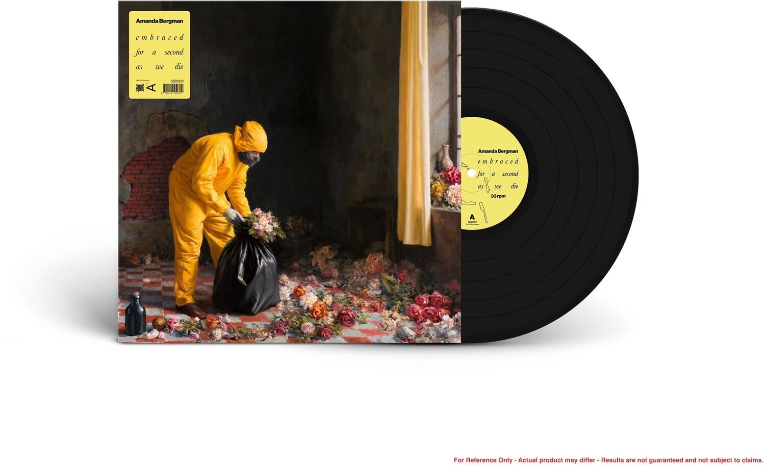 Amanda Bergman  
embraced  
for a second  
as we die  

Amanda Bergman  
embraced  
for a second  
as we die  

33 rpm  

For Reference Only - Actual product may differ - Results are not guaranteed and not subject to claims.