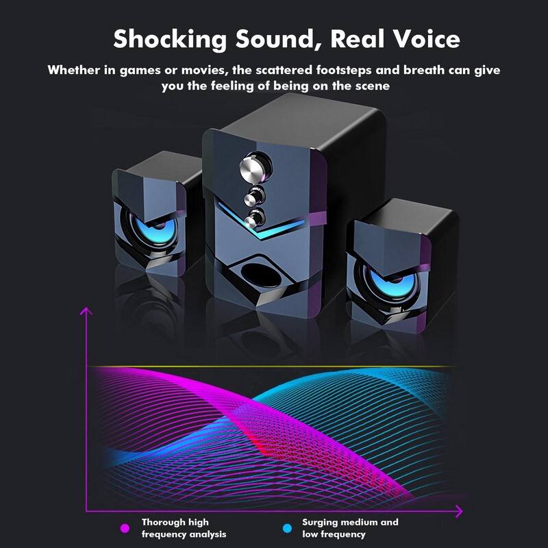 Shocking Sound, Real Voice

Whether in games or movies, the scattered footsteps and breath can give you the feeling of being on the scene

Thorough high frequency analysis

Surging medium and low frequency
