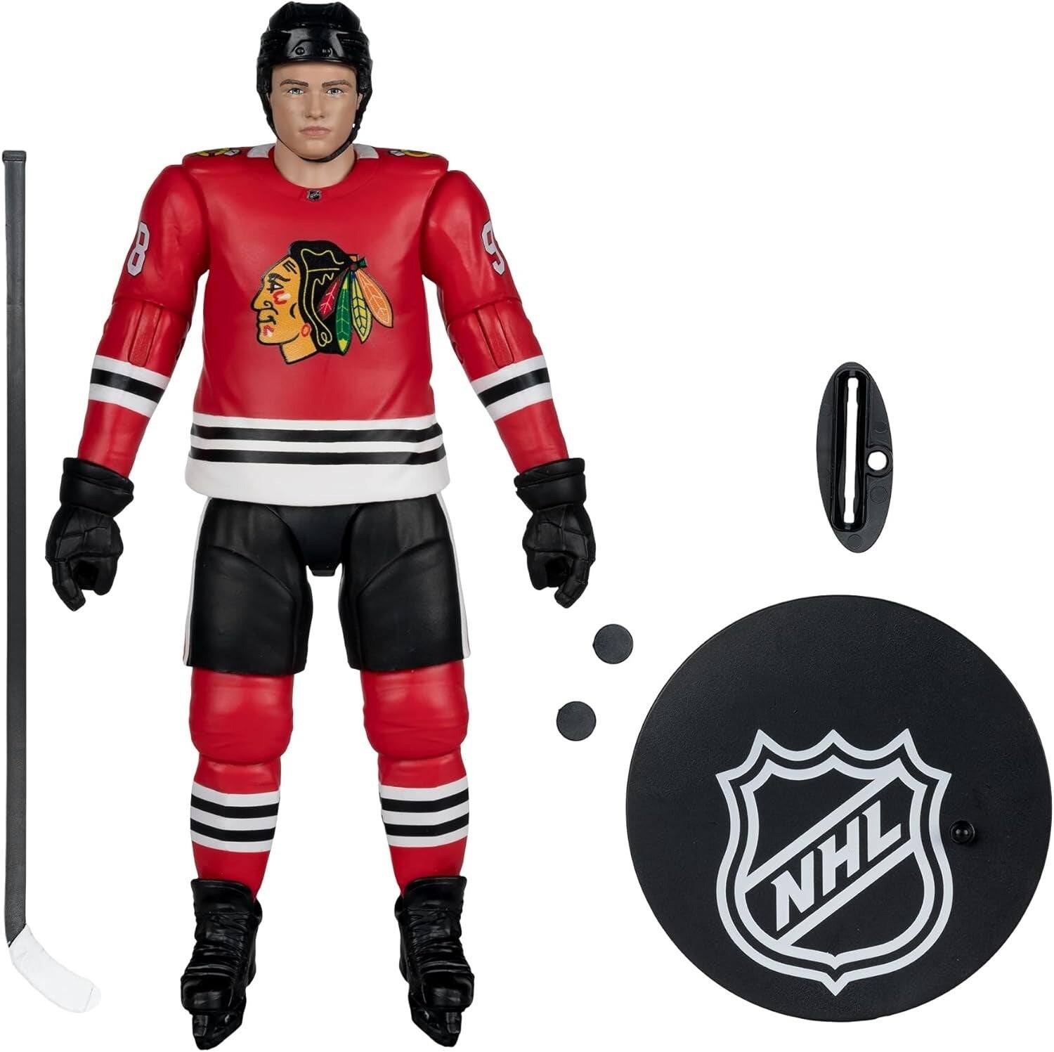 Alt View 4. McFarlane Toys - McFarlane Toys: NHL Players - Connor Bedard - Chicago Blackhawks 6" Figure.