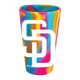 WinCraft - San Diego Padres 16oz. Fashion Silicone Pint Glass - Multicolor