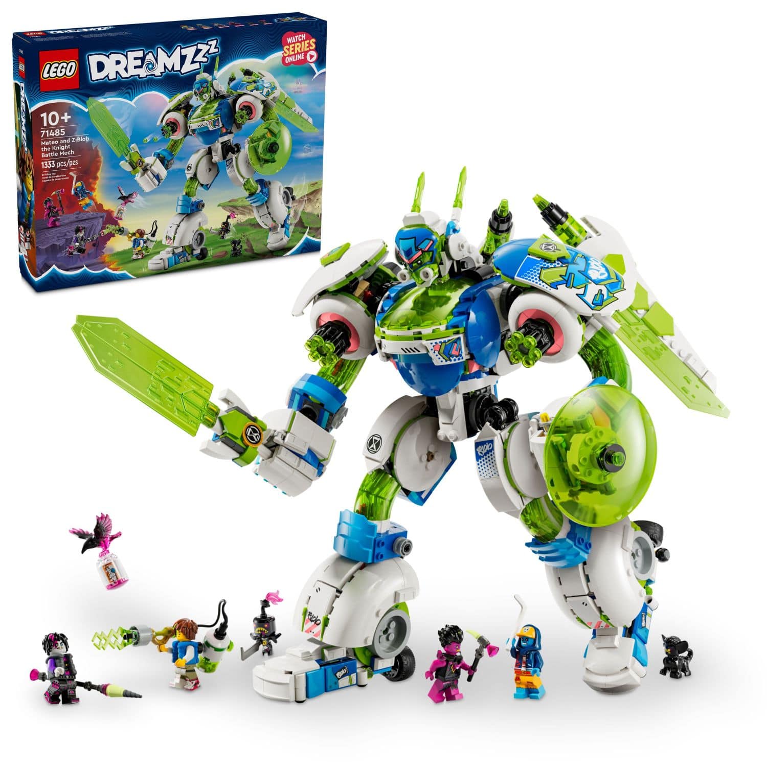 LEGO - DREAMZzz Mateo and Z-Blob the Knight Battle Mech Space Ship Toy 71485 - Front_Zoom