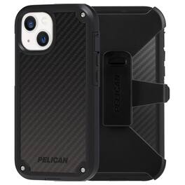 Pelican - Kevlar Shield Case and Holster - iPhone 13 - Black