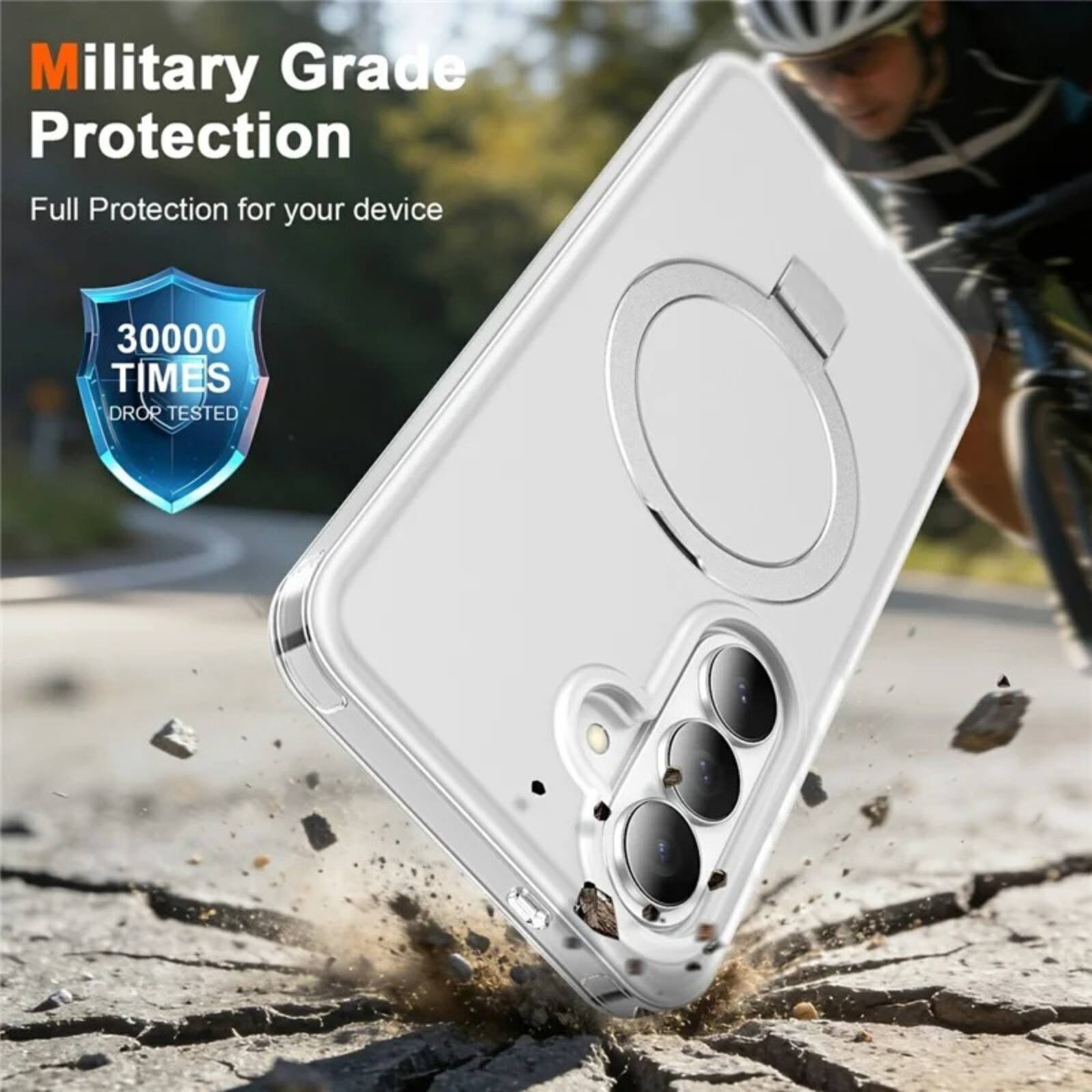 Military Grade Protection  
Full Protection for your device  
30000 TIMES DROP TESTED
