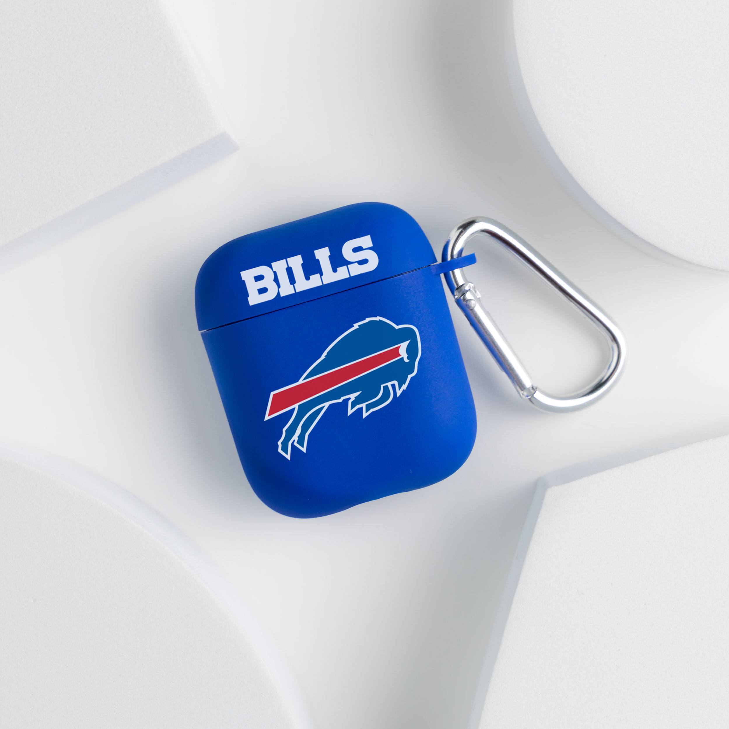 Alt View 2. Artinian - Blue Buffalo Bills AirPods Case Cover - Blue.