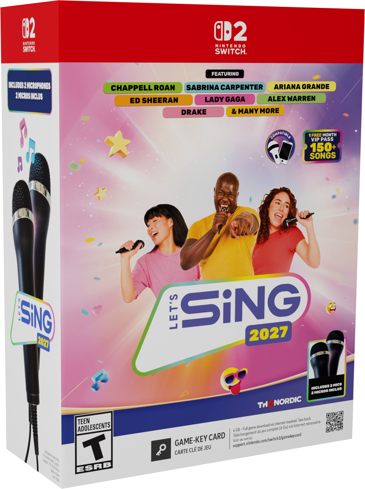 Let's Sing 2027 2 Mic Bundle - Nintendo Switch 2