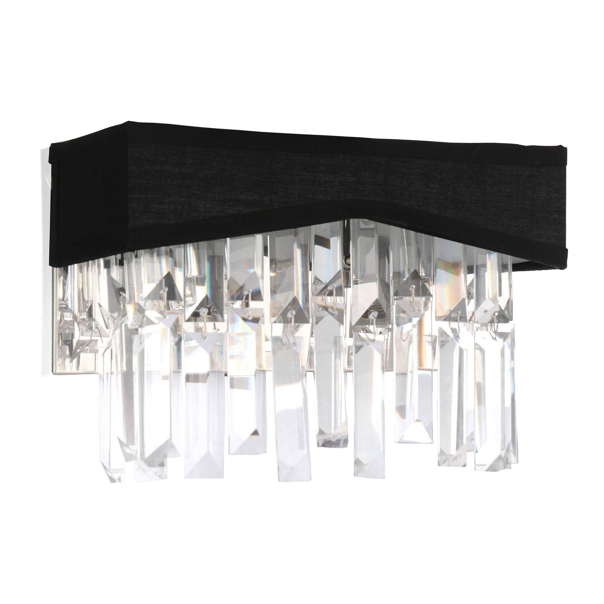 Alt View 1. CWI Lighting - Havely 2 Light Wall Sconce With Chrome Finish - Chrome.