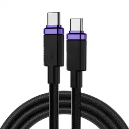 ELO - Link 240W Thunderbolt 4 USB4 Cable, 3.28 ft (1m) USB-C to USB-C - 40Gbps Data, 8K Video - Black