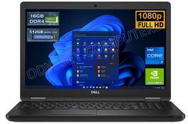 Dell - Refurbished Excellent - Latitude 5591 15.6" FHD Laptop Intel i7-8850H 16GB RAM 512GB NVMe SSD GeForce MX130 Win 11 Pro - Black