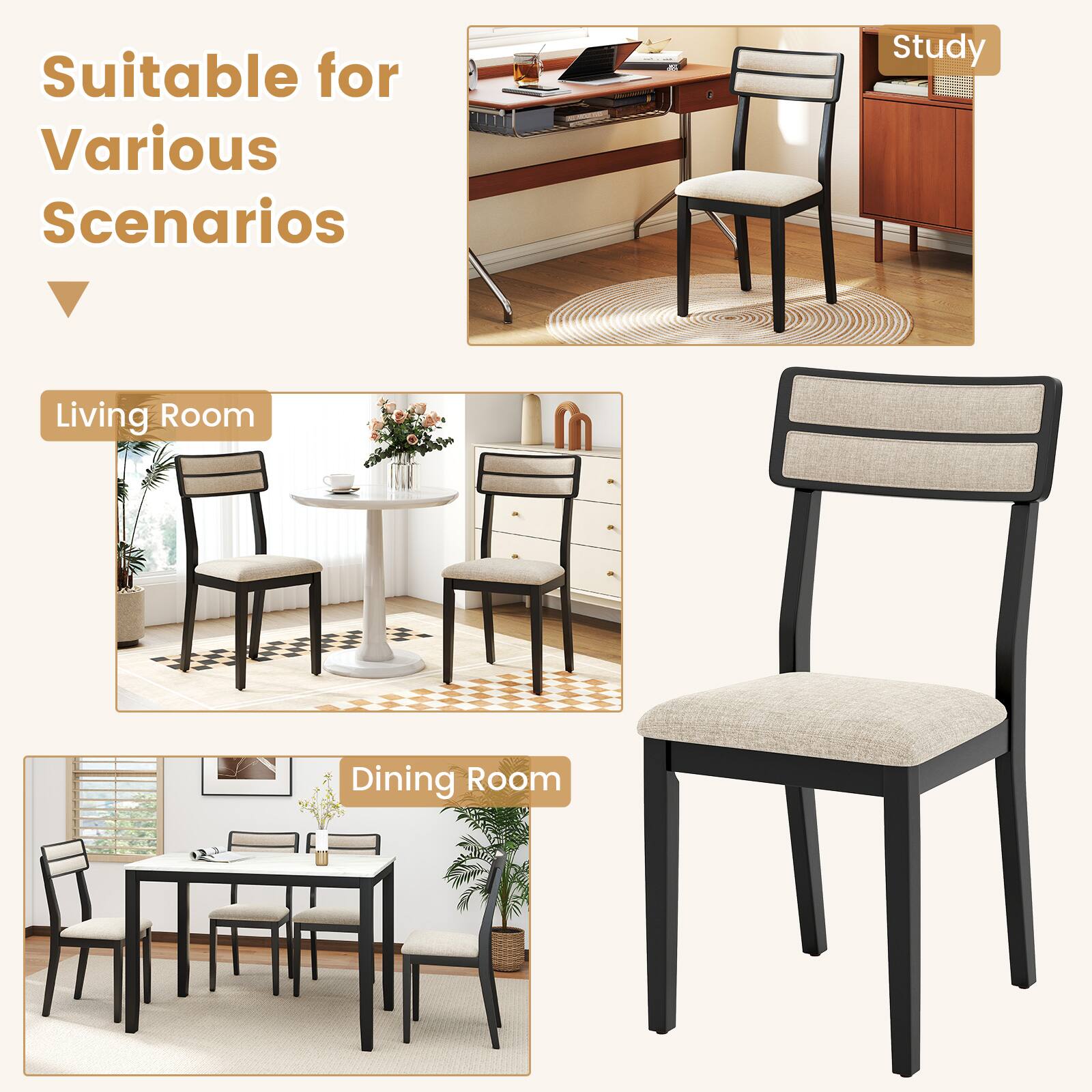 Suitable for Various Scenarios

Study

Living Room

Dining Room