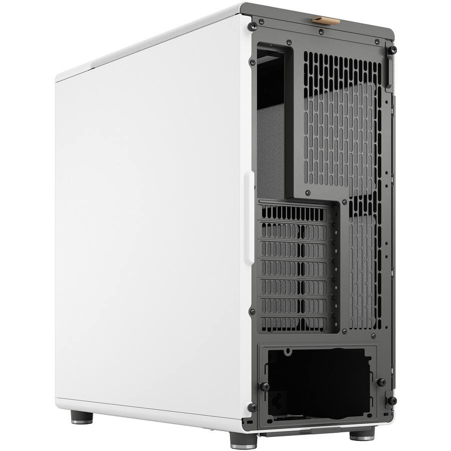 Alt View 4. Fractal Design - Fractal Design North Computer Case - Mid-tower - Chalk White - Mesh, Steel - 5 x Bay - ATX, Micro ATX, Mini ITX - White.