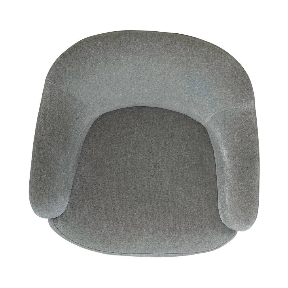 Alt View 3. Liberty Furniture Industries - Accent Dining Chair with Castors - Squared Arm - Sapphire Upholstry - Grey.