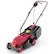 Front. Costway - Costway Electric Corded Lawn Mower 10-AMP 13-Inch Walk-Behind Lawnmower with Collection Box - Black + Red.