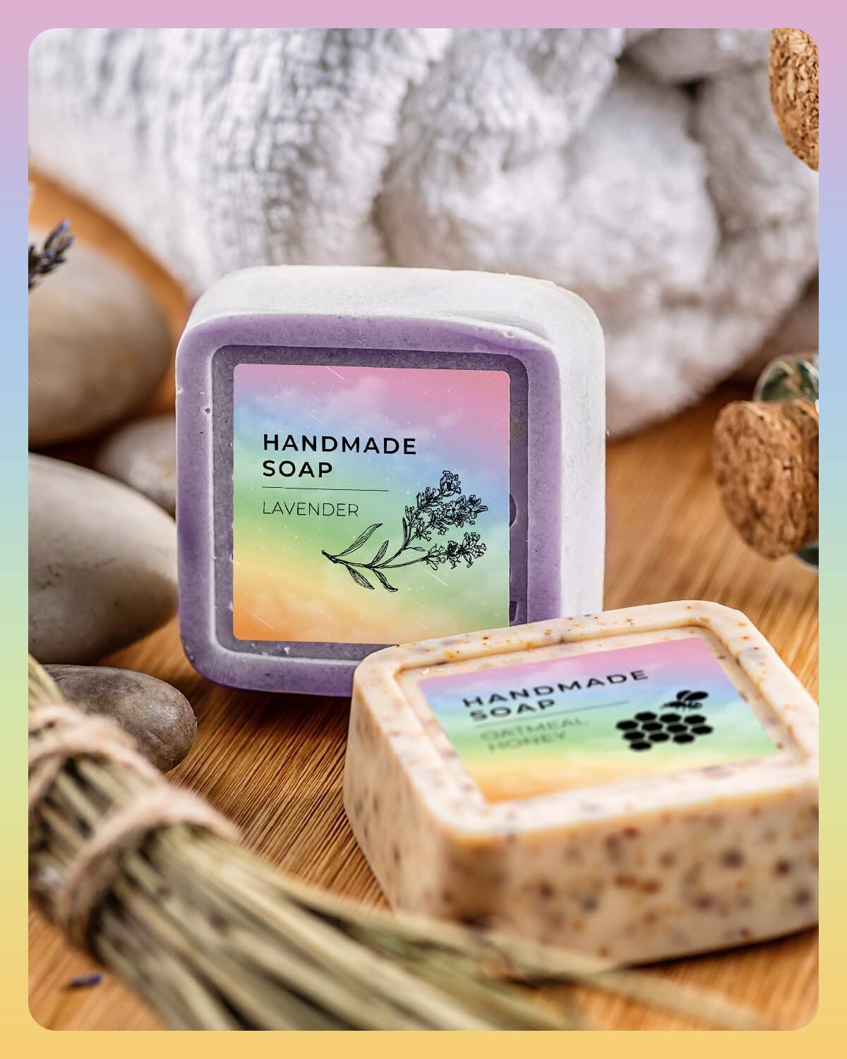 HANDMADE SOAP  
LAVENDER  

HANDMADE SOAP  
OATMEAL HONEY