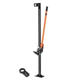 VEVOR - Farm Jack, 60" Utility High Lift Farm Jack, 3.18 Ton (7,000 lbs) Capacity Ratcheting Off Road Utility Jacks - Black;Orange