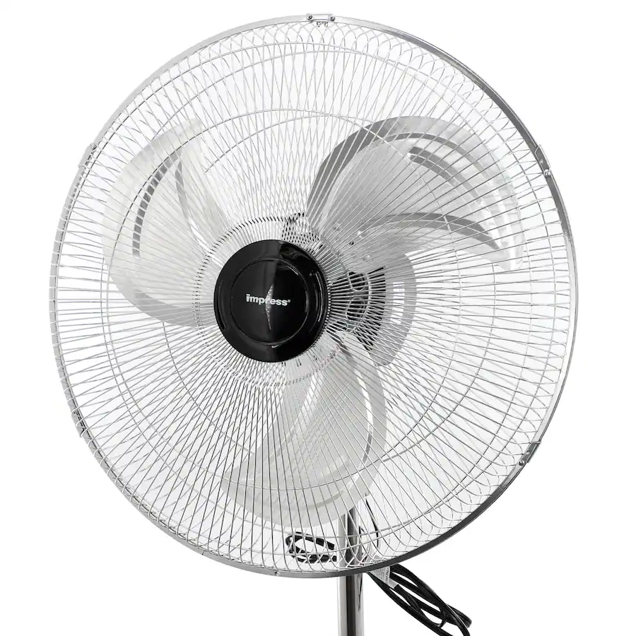 Impress 18 Inch Hi Speed Industrial Standing Fan Chrome 310123319M ...