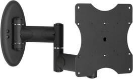 Premier Mounts - 15-37in Swingout Monitor Mounting Arm AM50-B VESA Flat Panel Display Mount - Black