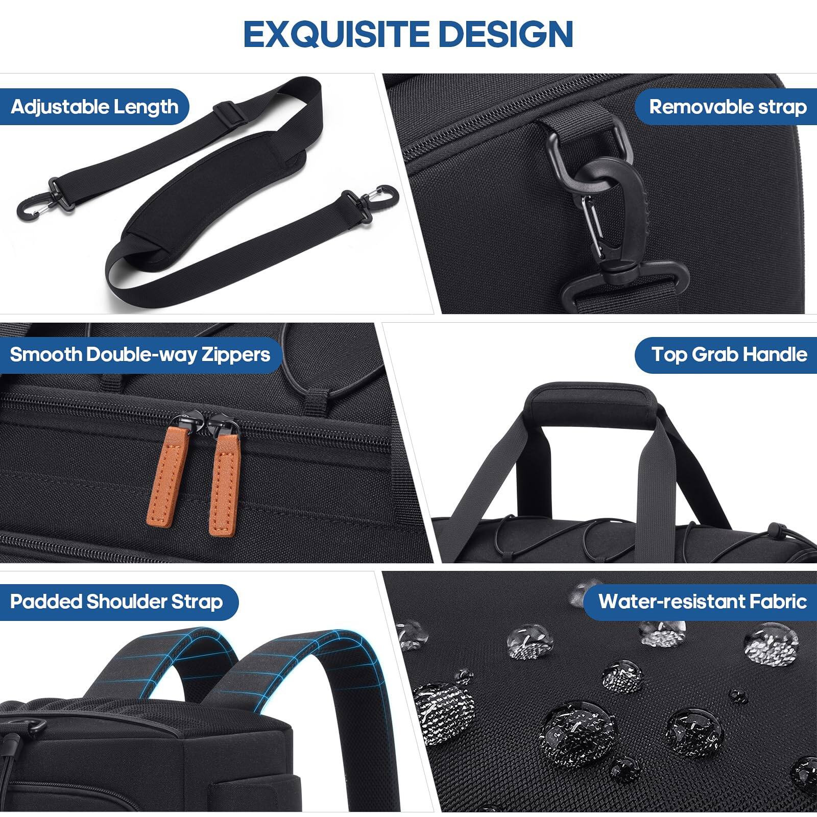 Pacoar Cade Gym Bag For Men And Women With Shoe Laptop Compartment 3 in ...