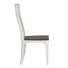 Liberty Furniture Industries - Slat Back Side Chair (RTA)-Set of 2 - White