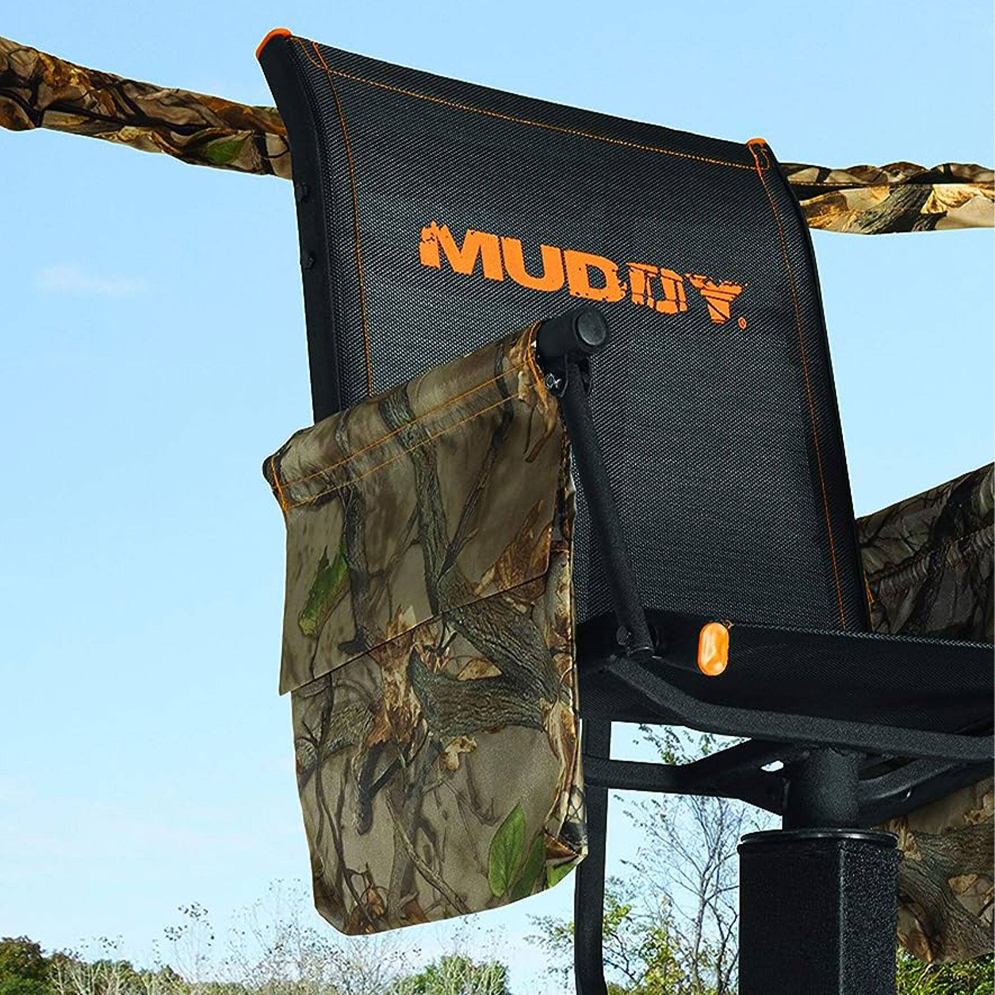 Alt View 4. Muddy - Muddy 16' Liberty Tripod Stand Hunting Gear with Flex Tek Seat Hunting Chair - Black.