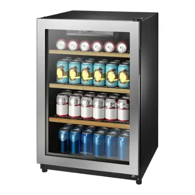 Insignia™ 130-Can Beverage Cooler Silver NS-BC130GP1 - Best Buy