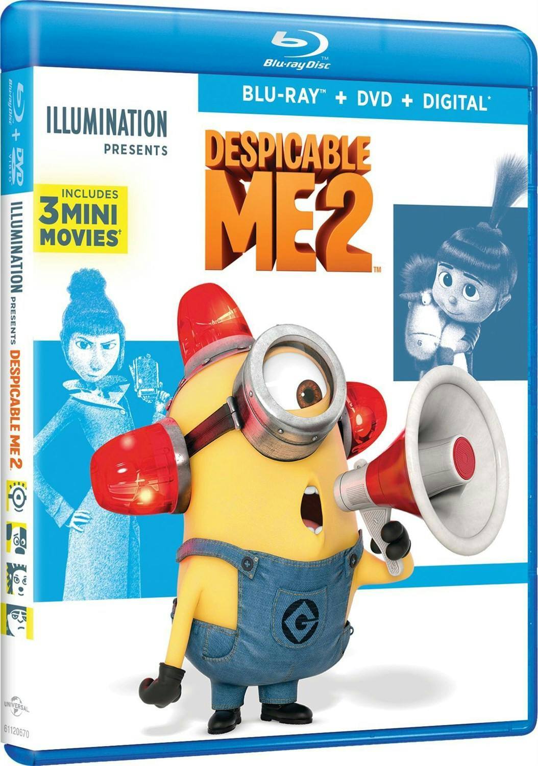 Angle. Despicable Me 2 (DVD + Digital) [Blu-ray].