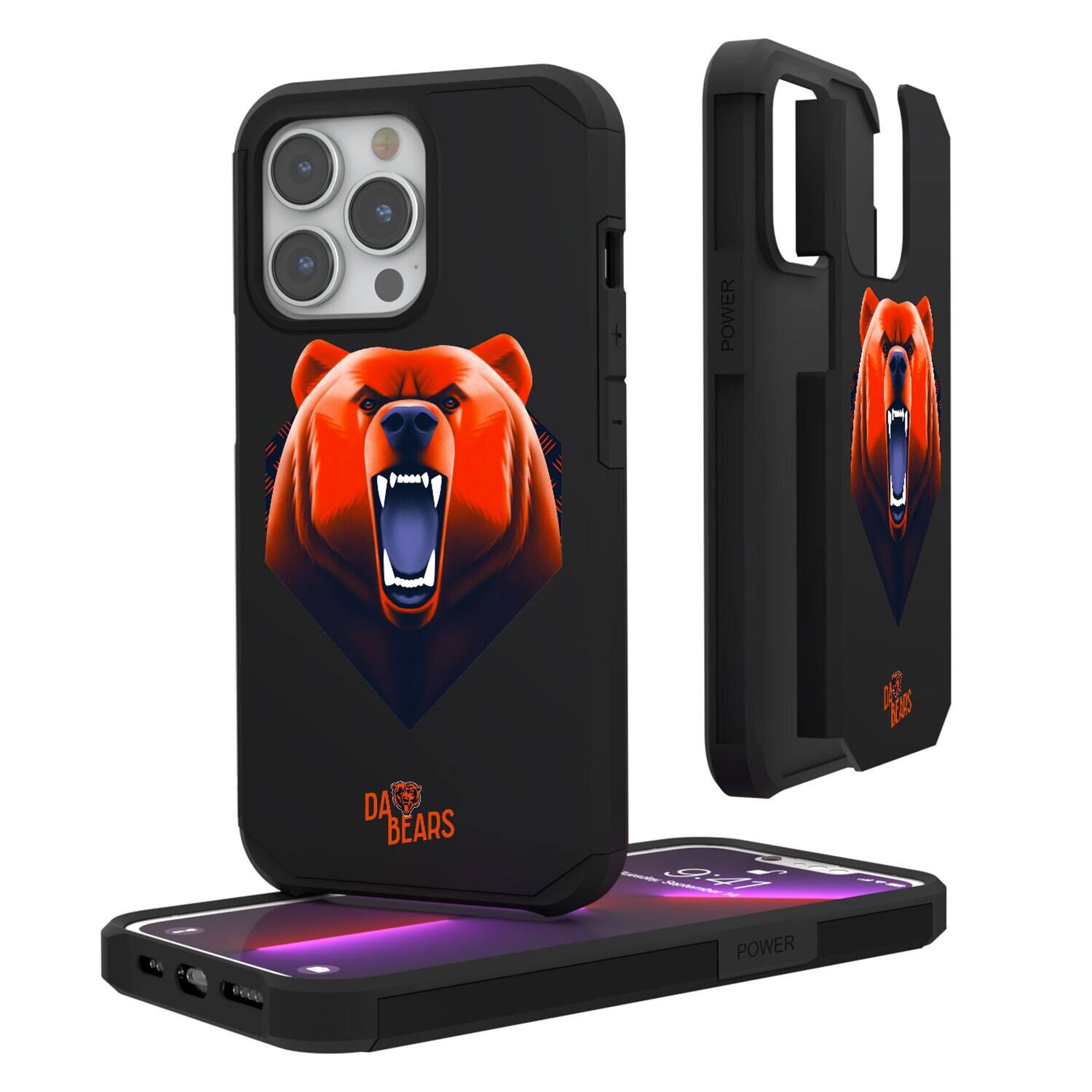 Keyscaper - NFL - Chicago Bears iPhone Rugged Case - 15 Pro - Black price history on PriceWatchPro