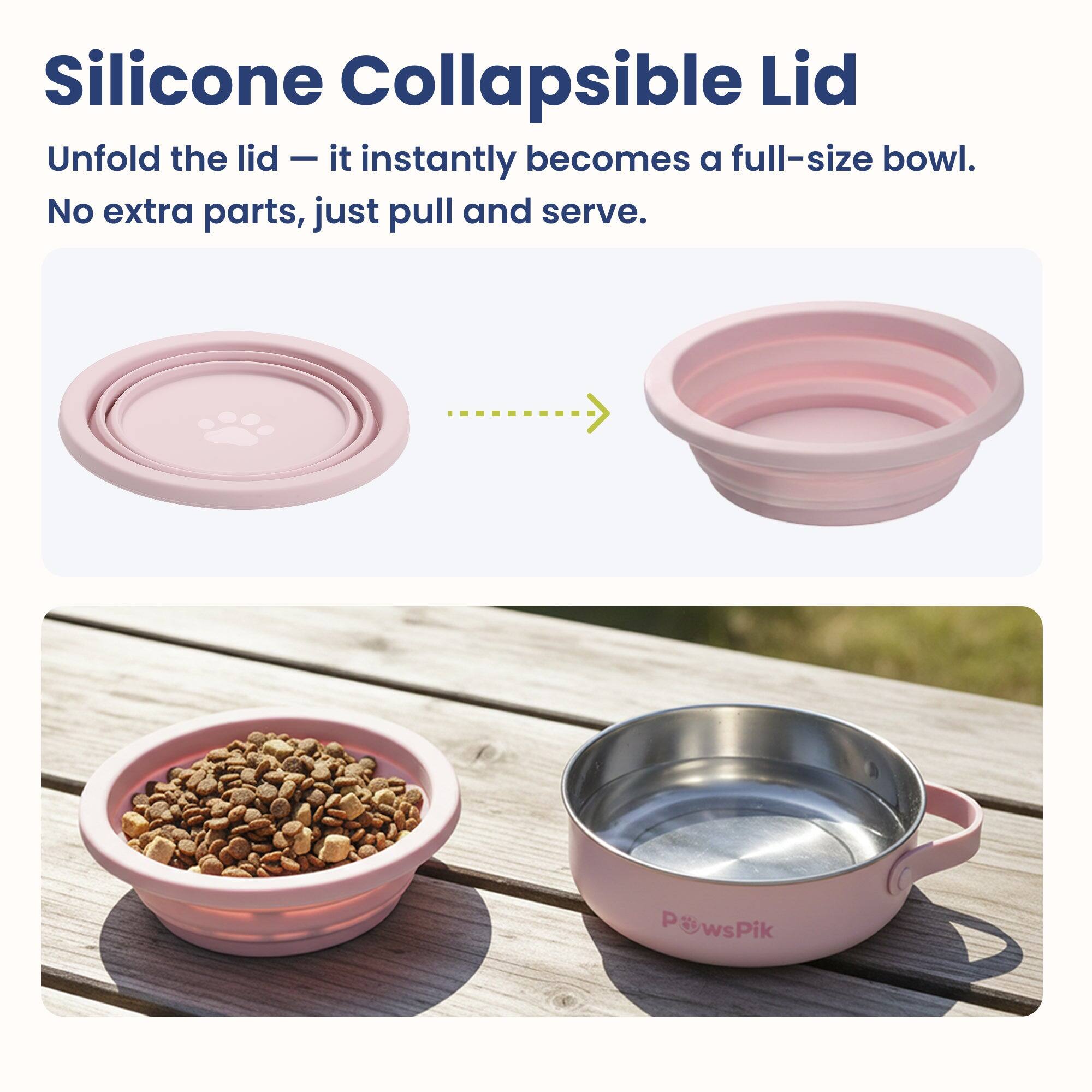 Silicone Collapsible Lid

Unfold the lid — it instantly becomes a full-size bowl. No extra parts, just pull and serve.
