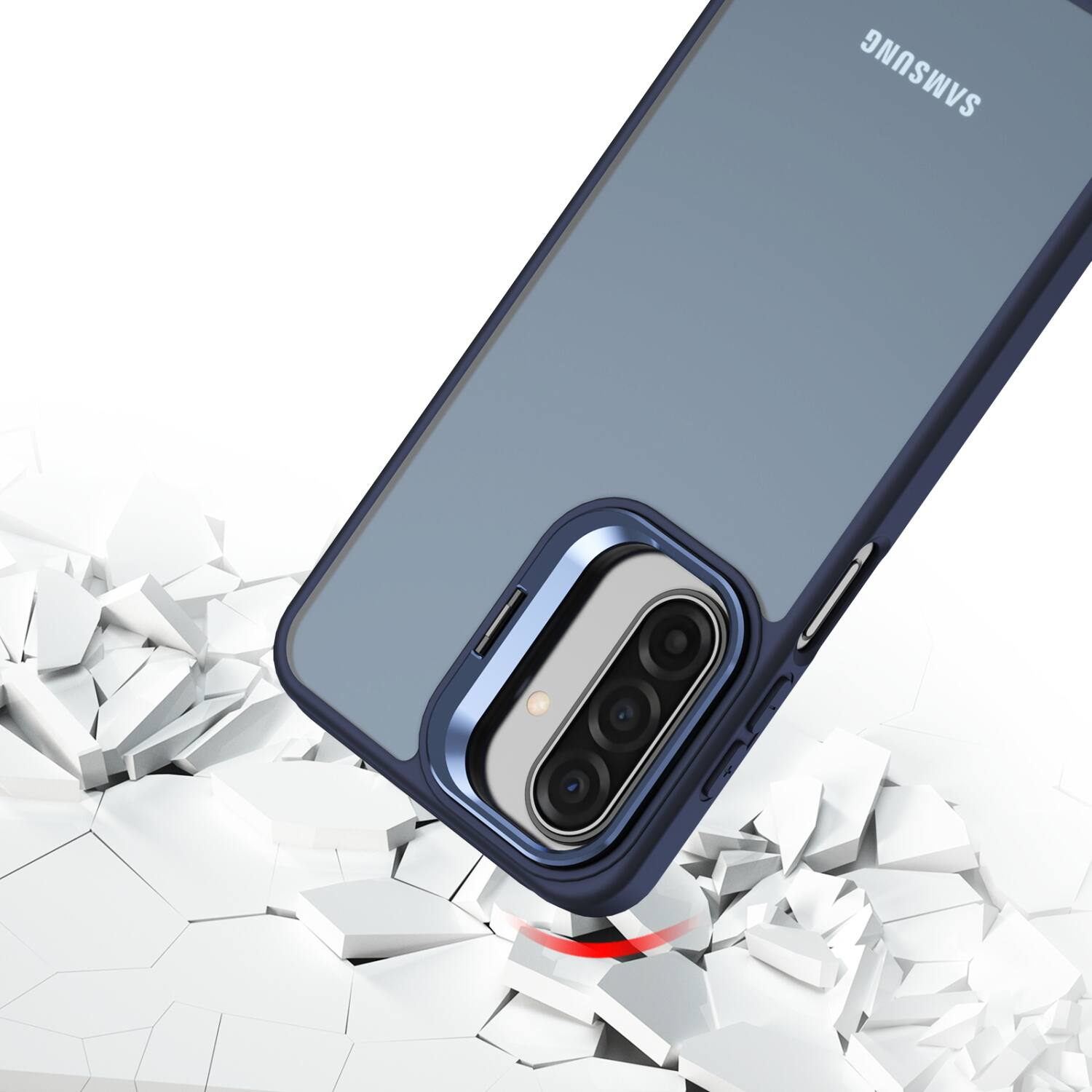 Alt View 2. BASELINE - baseline InFrame Case with Kickstand for Samsung Galaxy A17 5G - Cobalt - Blue.