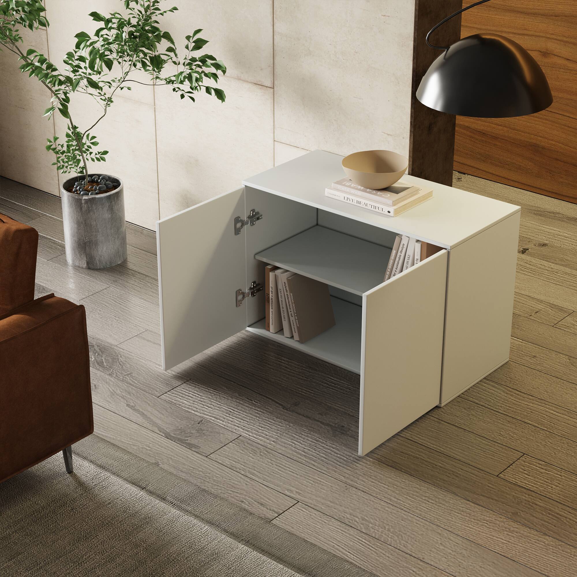 The text on the image is "LIVE BEAUTIFUL".