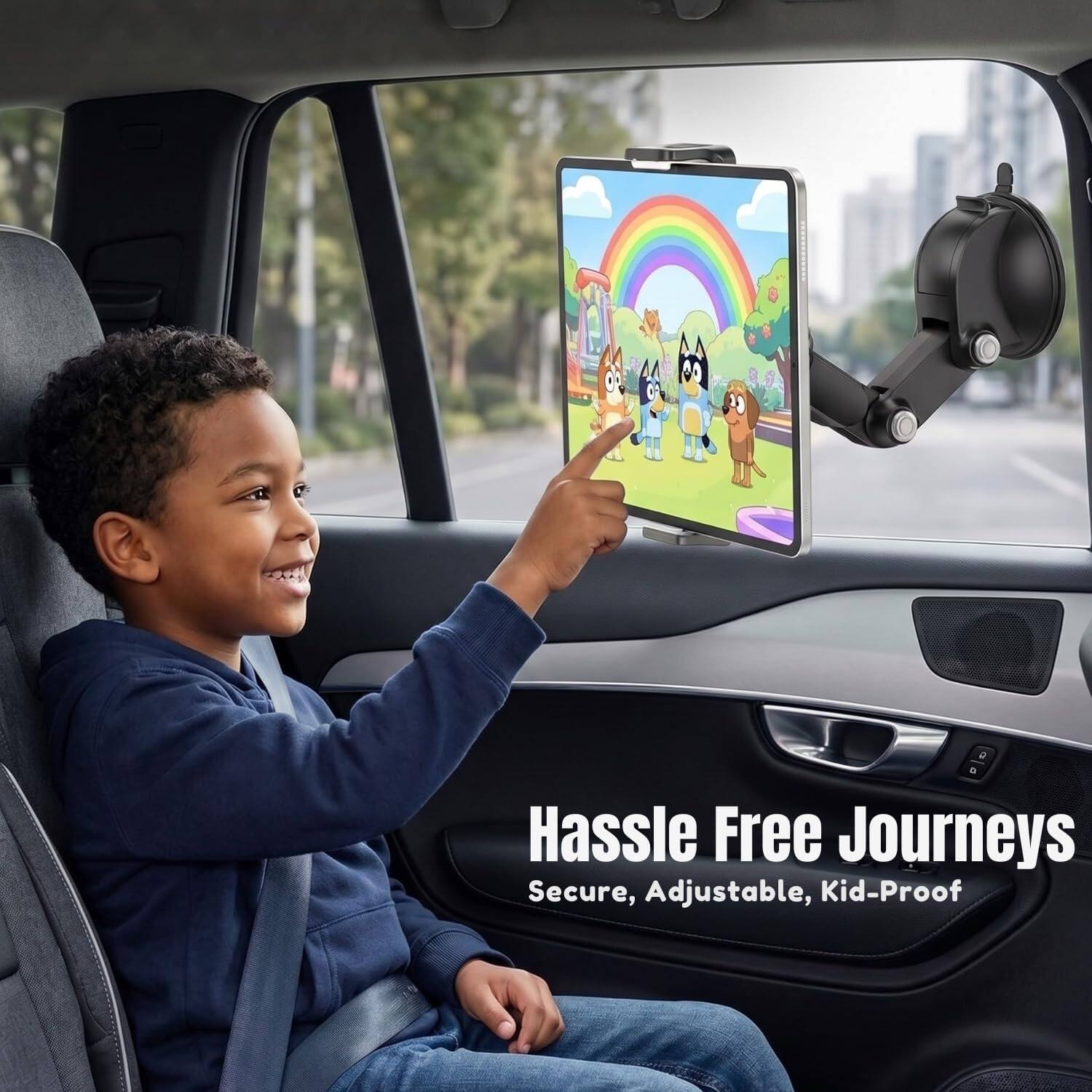 Hassle Free Journeys  
Secure, Adjustable, Kid-Proof