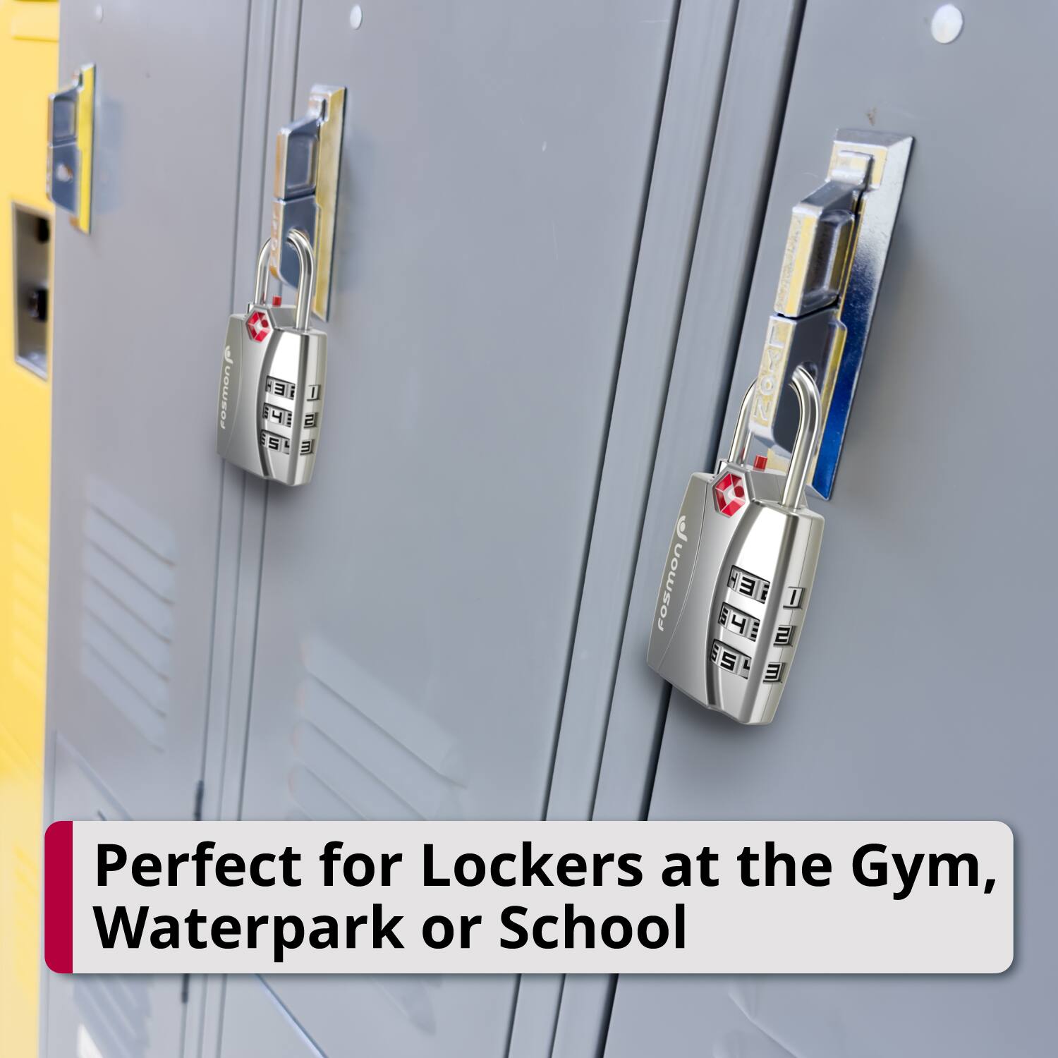 Perfect for Lockers at the Gym, Waterpark or School