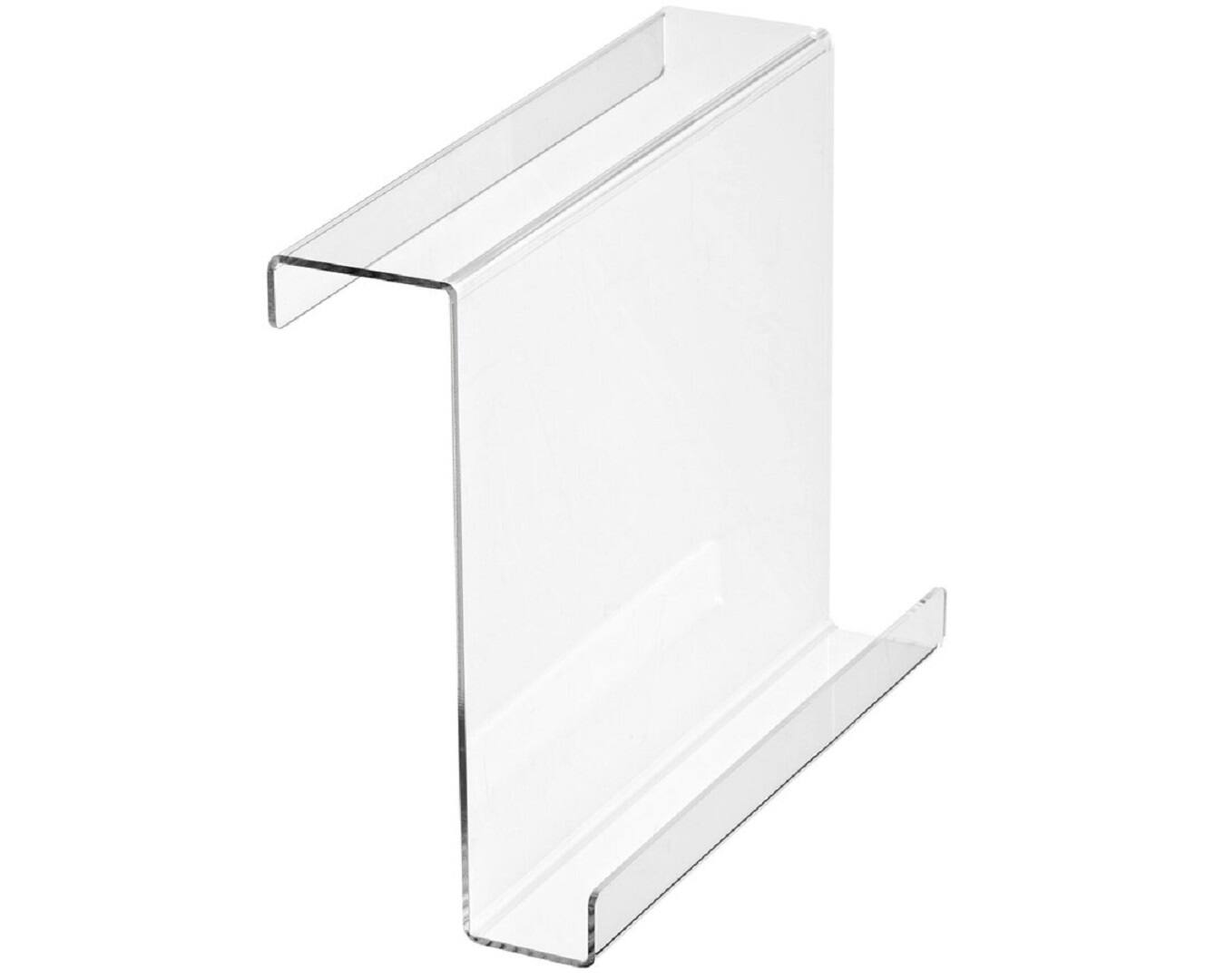 Angle. AdirHome - Tablet Stand, Universal Holder, iPad, Tablet, Phone, Acrylic, Attachable Treadmill - Clear-11" x 11".