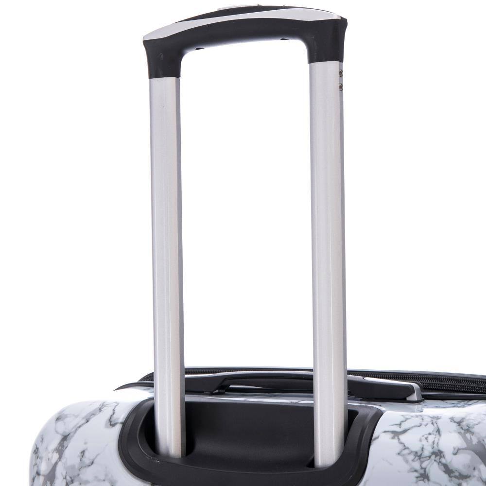 Alt View 1. BreeBe - 3-Piece Luggage Set 20/24/28", PC Hard Shell Suitcases with Universal Wheels, Password Lock, Large Capacity & Easy Carry - White,Gray.