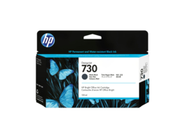HP - 730 130-ml Matte Black DesignJet Ink Cartridge, P2V65A
