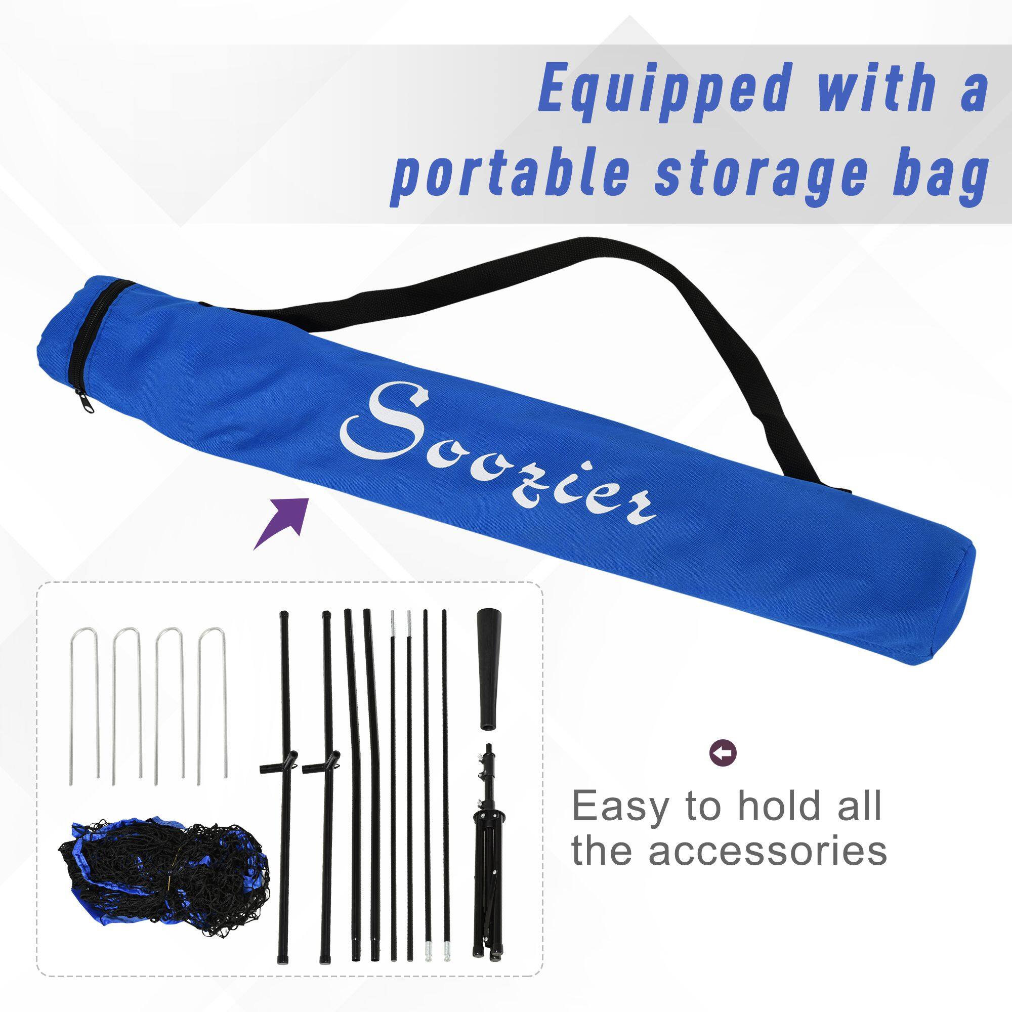 Equipped with a portable storage bag  
Soozier  
Easy to hold all the accessories