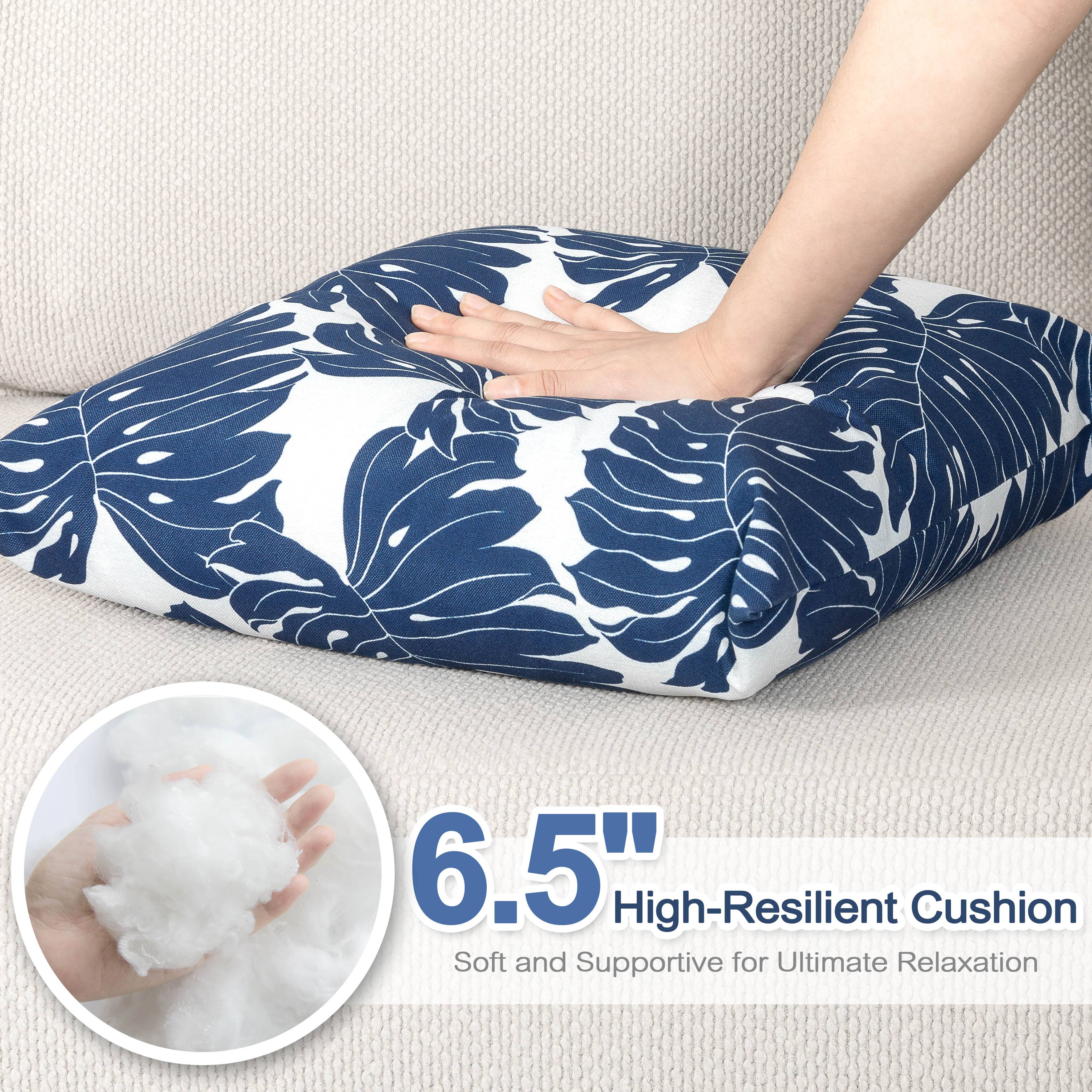 6.5" High-Resilient Cushion Soft and Supportive for Ultimate Relaxation