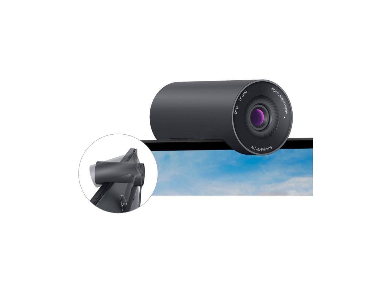 Dell WB5023 Webcam 60 fps, 2560x1440, CMOS, Auto focus, 4x Zoom