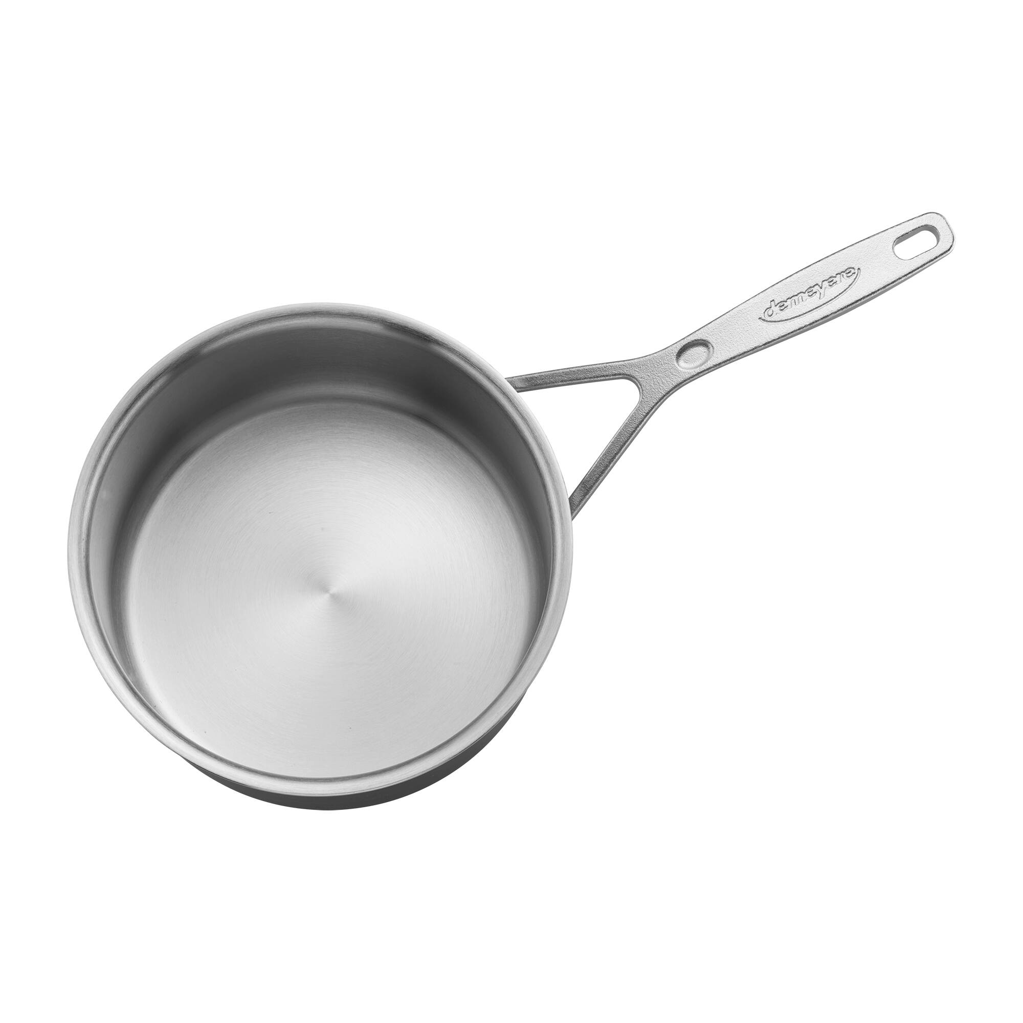 Alt View 1. Demeyere - Demeyere Industry 5-Ply 3-qt Stainless Steel Saucepan - Stainless Steel.