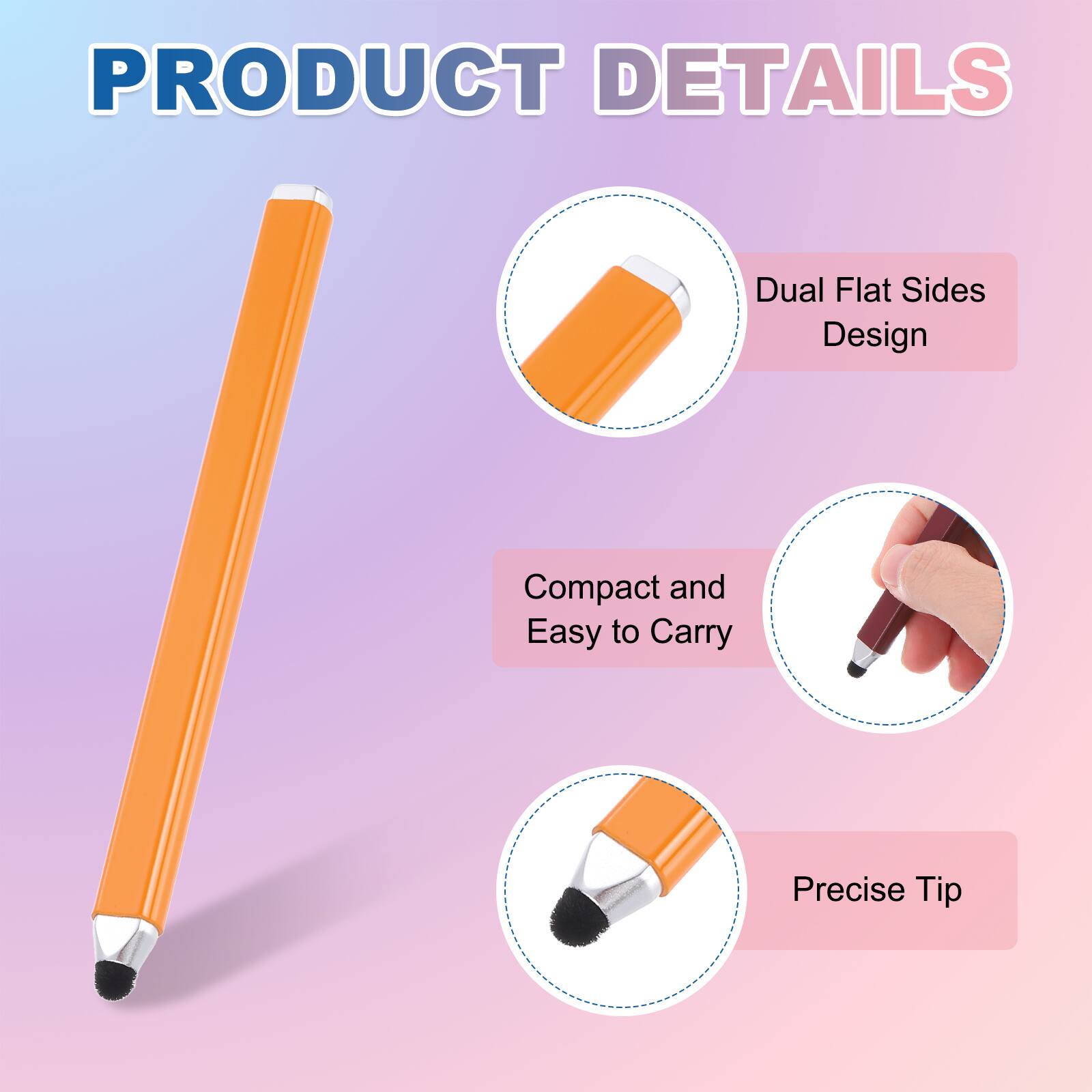 PRODUCT DETAILS

- Dual Flat Sides Design
- Compact and Easy to Carry
- Precise Tip