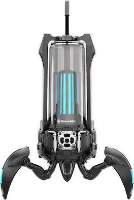GravaStar - Supernova Portable Bluetooth Speaker with 25W Output and 9-Hour Battery Life Matt Black - Matte Black