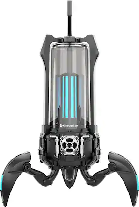 Front. GravaStar - GravaStar Supernova Portable Bluetooth Speaker with 25W Output and 9-Hour Battery Life Matt Black - Matt Black.
