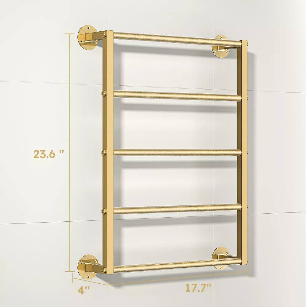 The dimensions of the ladder are:

- Height: 23.6"
- Width: 17.7"
- Depth: 4"