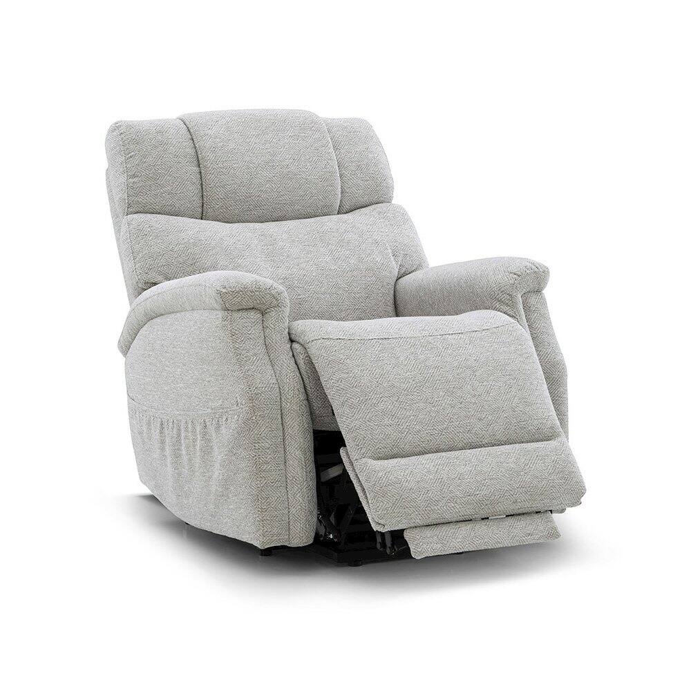 Alt View 6. Heartland Furniture - Power Recliner – Lift Chair With Electric Power, Supportive Design, Light Grey - Light Grey.