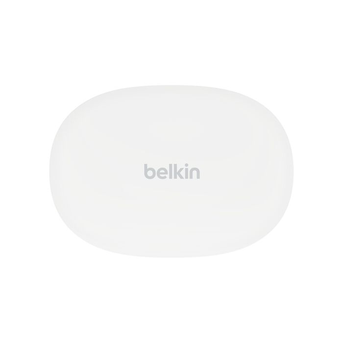Left. Belkin - SoundForm Bolt 2 Wireless Earbuds - White.