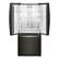 Angle. Whirlpool - Whirlpool - 20 Cu. Ft. Wide French Door Refrigerator - Stainless Steel - Black Stainless.